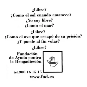 Campaña FAD "¿Libre?" (enero, 2000)