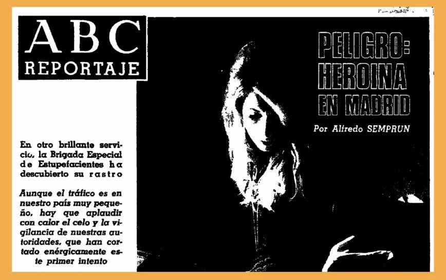 Noticia de ABC: Heroína en Madrid