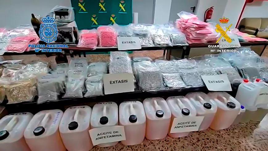 Una operación logra la mayor incautación de droga de síntesis en España