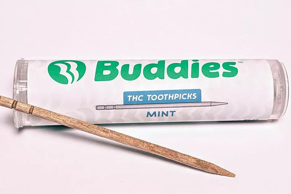 Palillos para los dientes infundidos con THC: