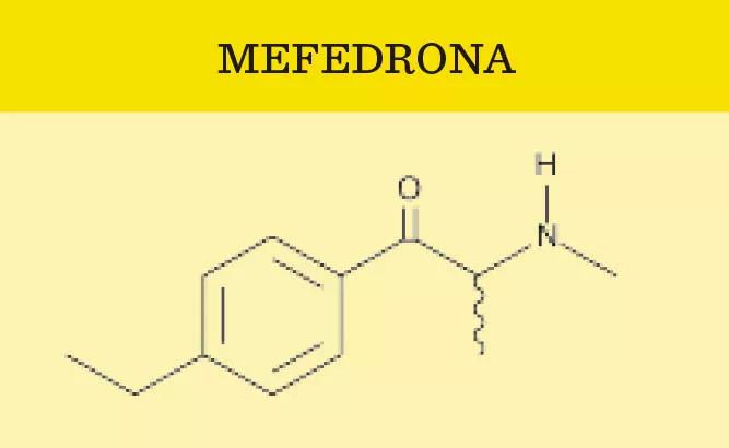 Mefedrona, molécula 